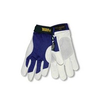 John Tillman & Co 14852X Tillman 2X Blue And Gray TrueFit Pigskin And Nylon Thinsulate Lined Cold Weather Gloves With Elastic Cu